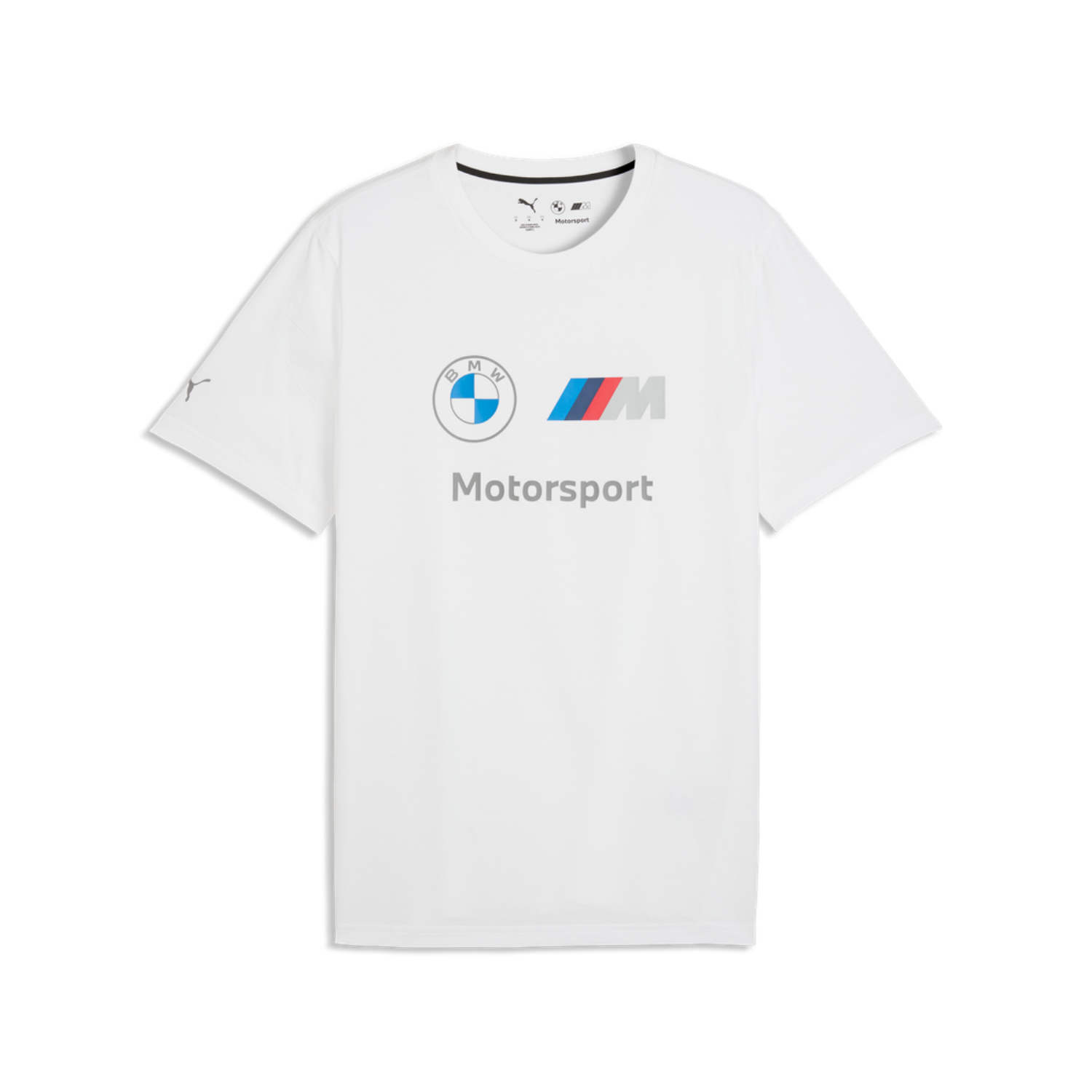 BMW M Motorsport T-Shirt "Essential Logo Groß" Puma - weiß