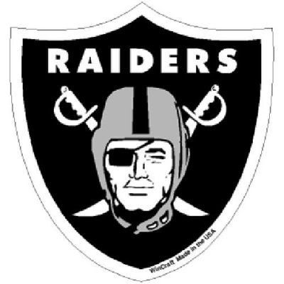 Las Vegas Raiders Premium Acryl Magnet Logo9x5cm