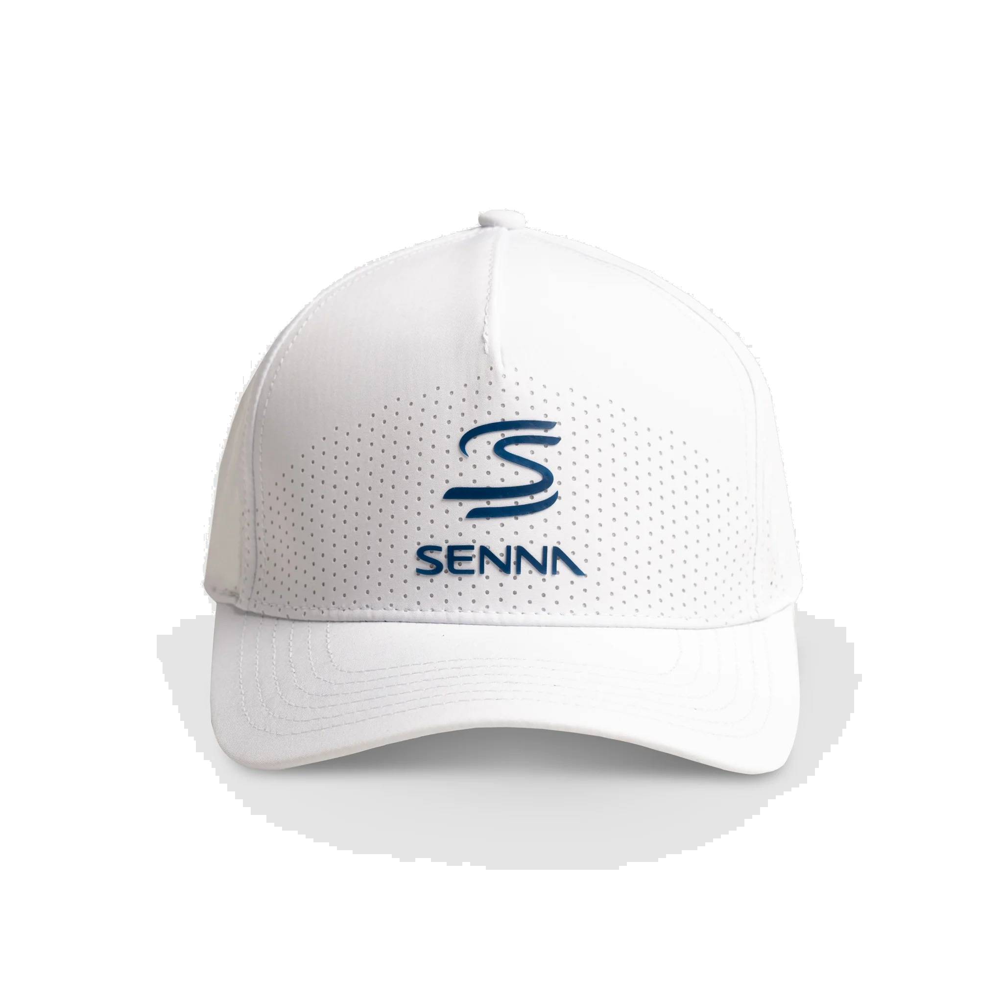 Ayrton Senna Cap "Doppel S" - weiß