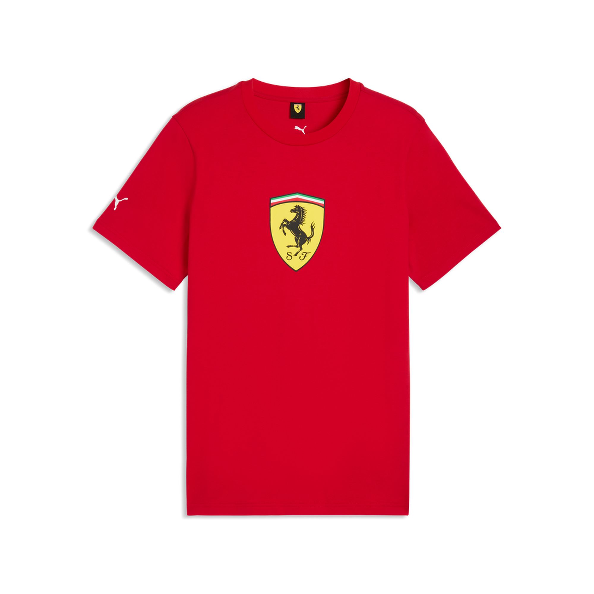 Ferrari T-Shirt "Colored Shield" Puma 2026 - rot