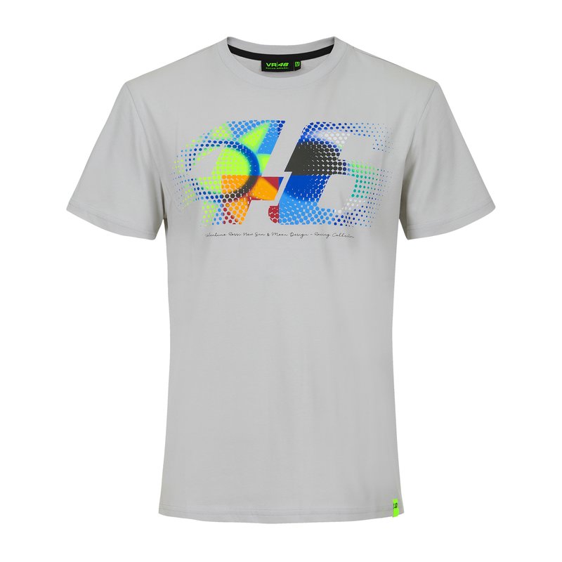 Valentino Rossi T-Shirt "Sonne und Mond" - grau