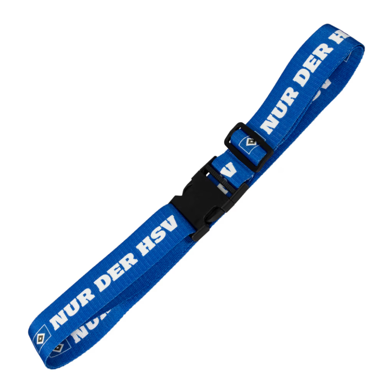 HSV Koffergurt "Nur der HSV" Größenverstellbar mit Klickverschluss - blau