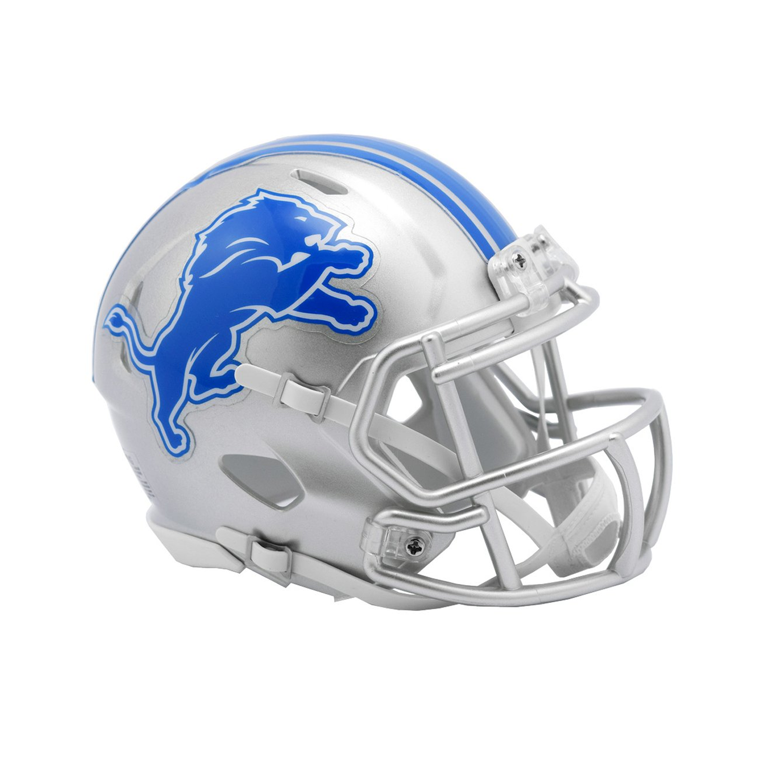Detroit Lions Mini Helm SPEED - silber