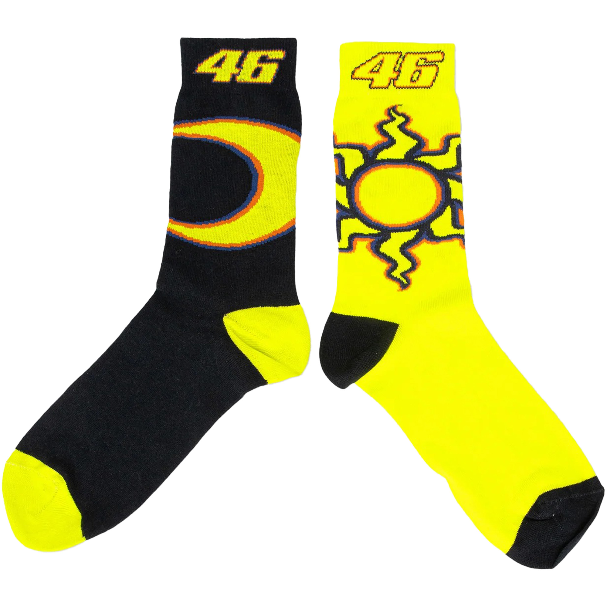 Valentino Rossi Socken Sonne Mond