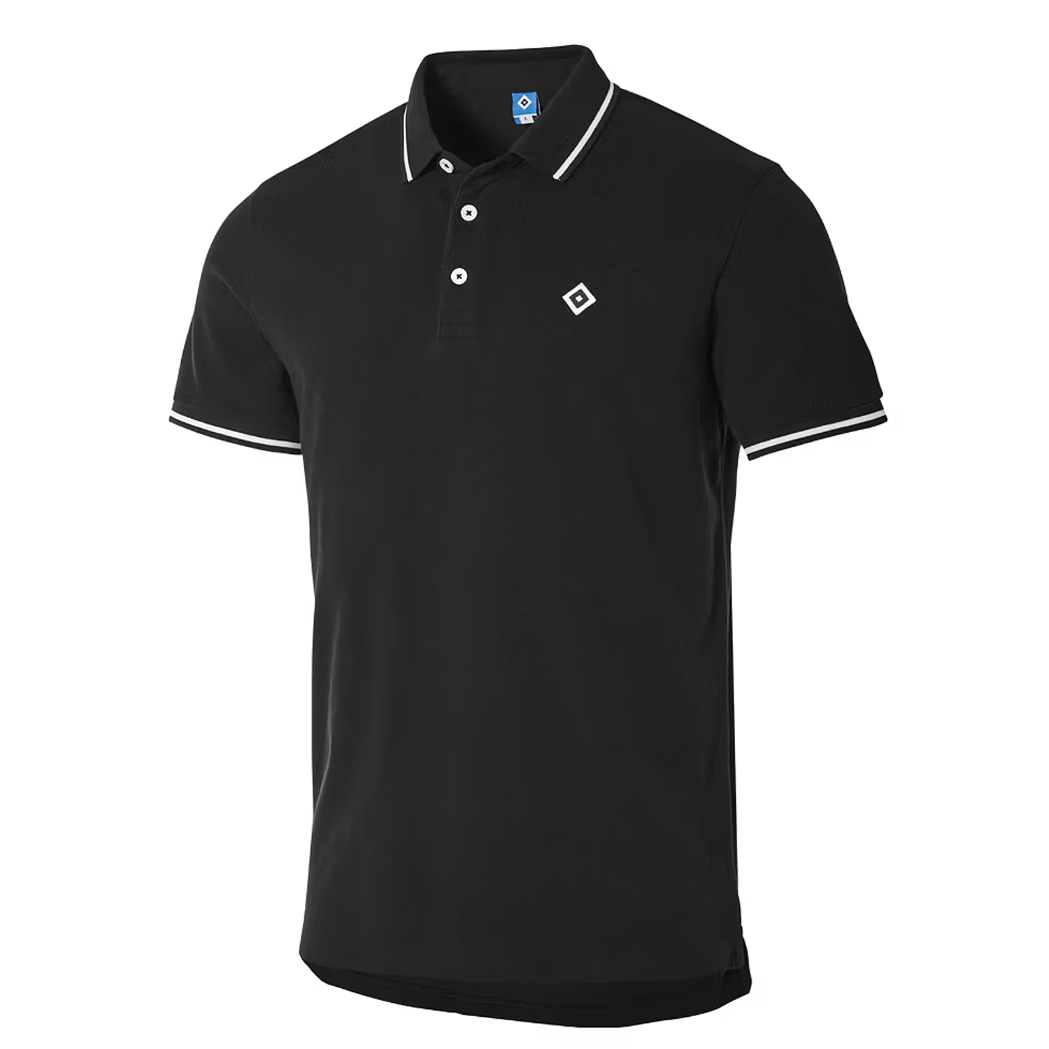 HSV Poloshirt "Gerd" mit Raute - schwarz