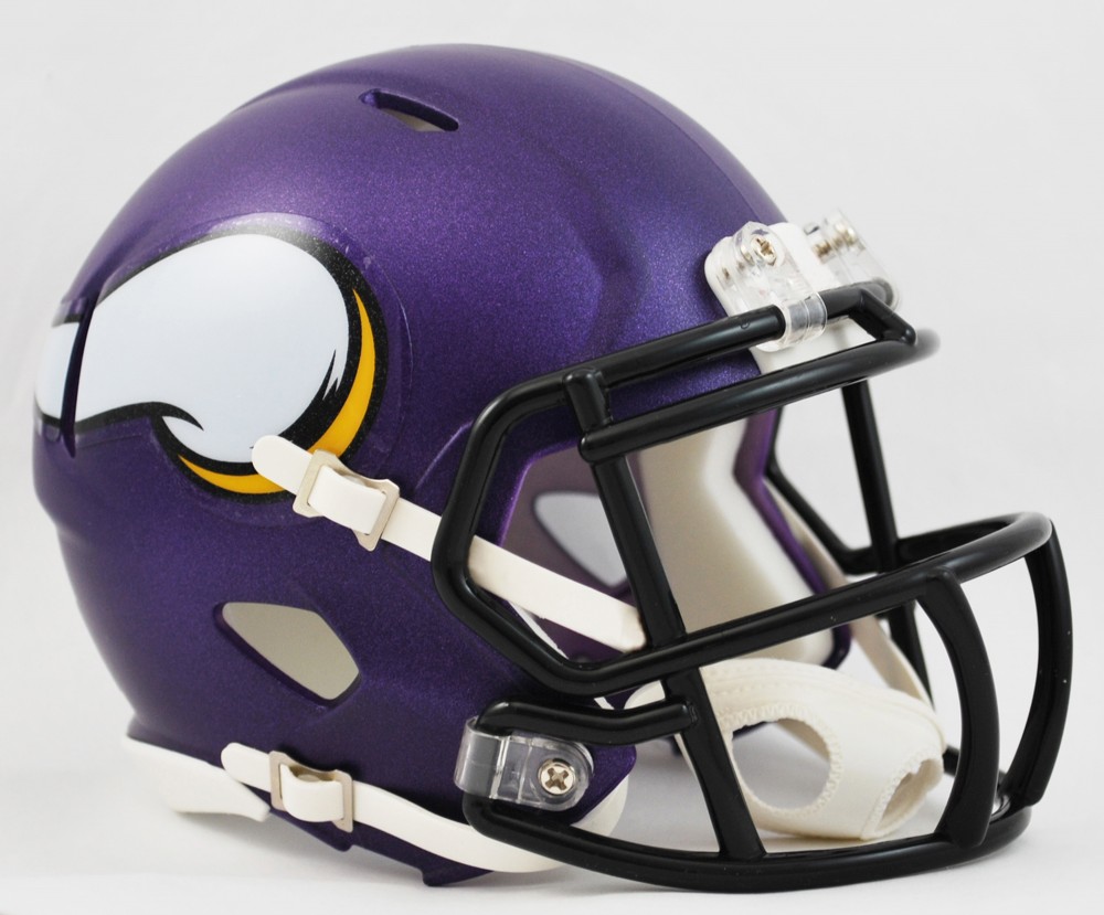 Minnesota Vikings - Mini Helm SPEED - lila