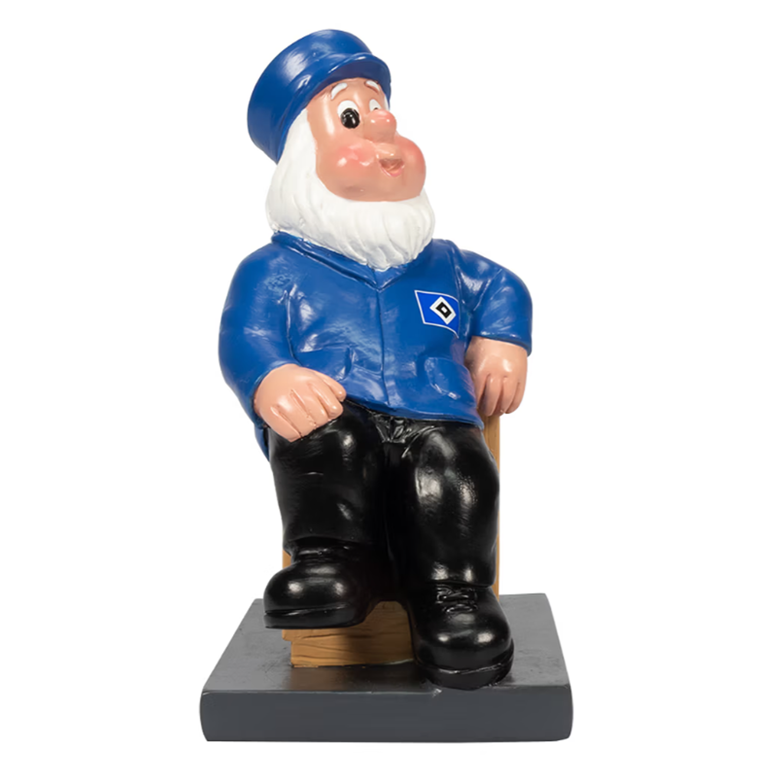 HSV Gartenzwerg "Holzkiste" - multicolor