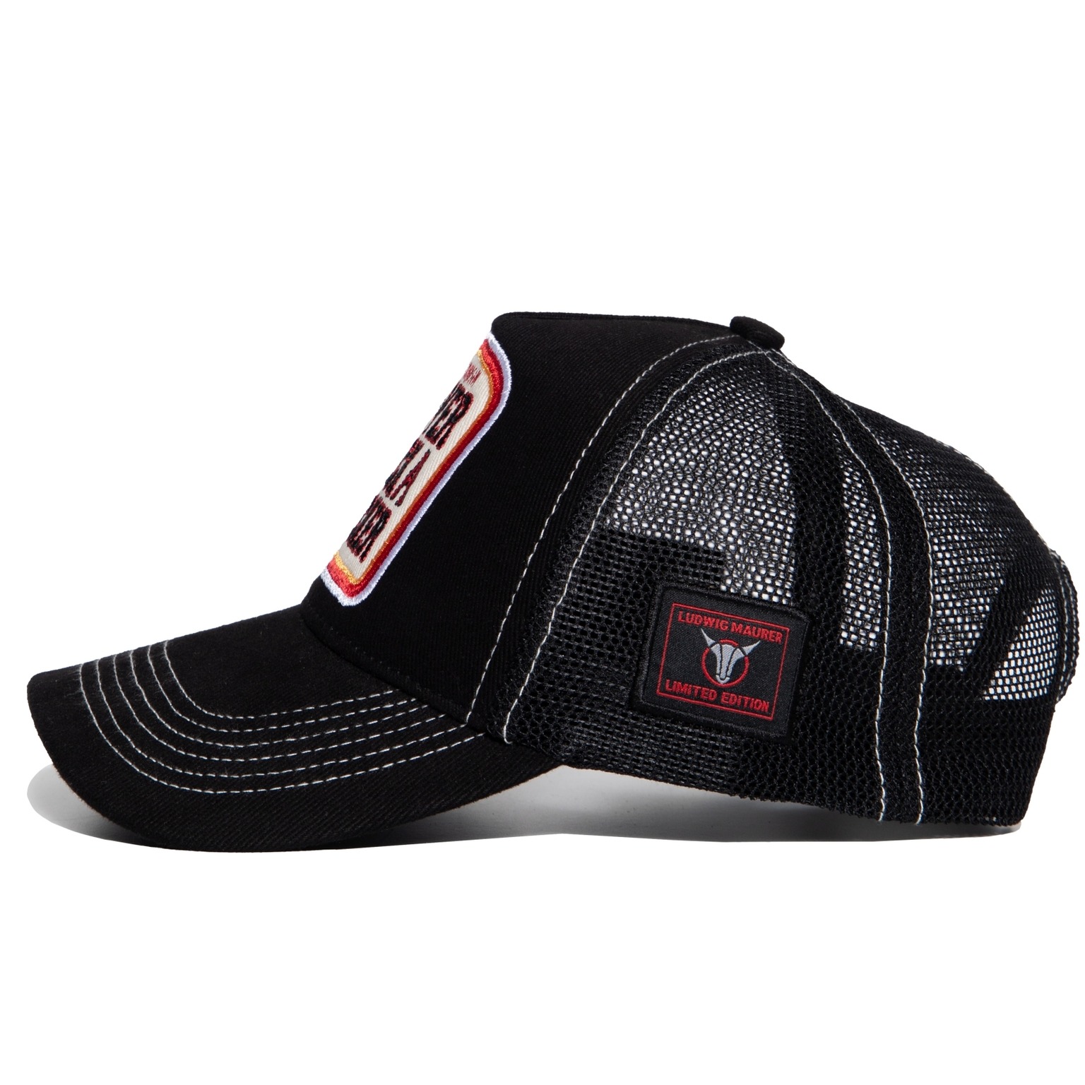 King Kerosin Trucker Cap "Never Fuck a Fucker" - schwarz