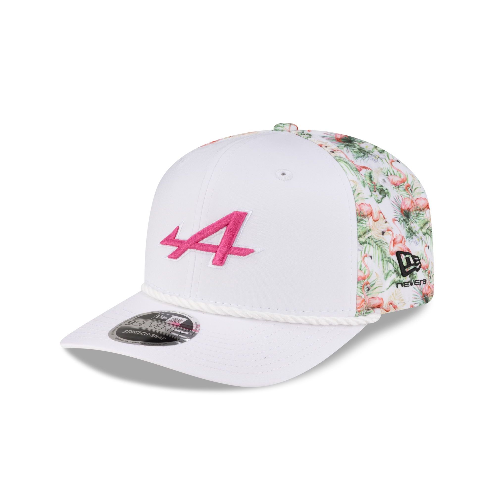 Alpine F1 New Era Cap 9Seventy "Team Miami" - weiß/pink