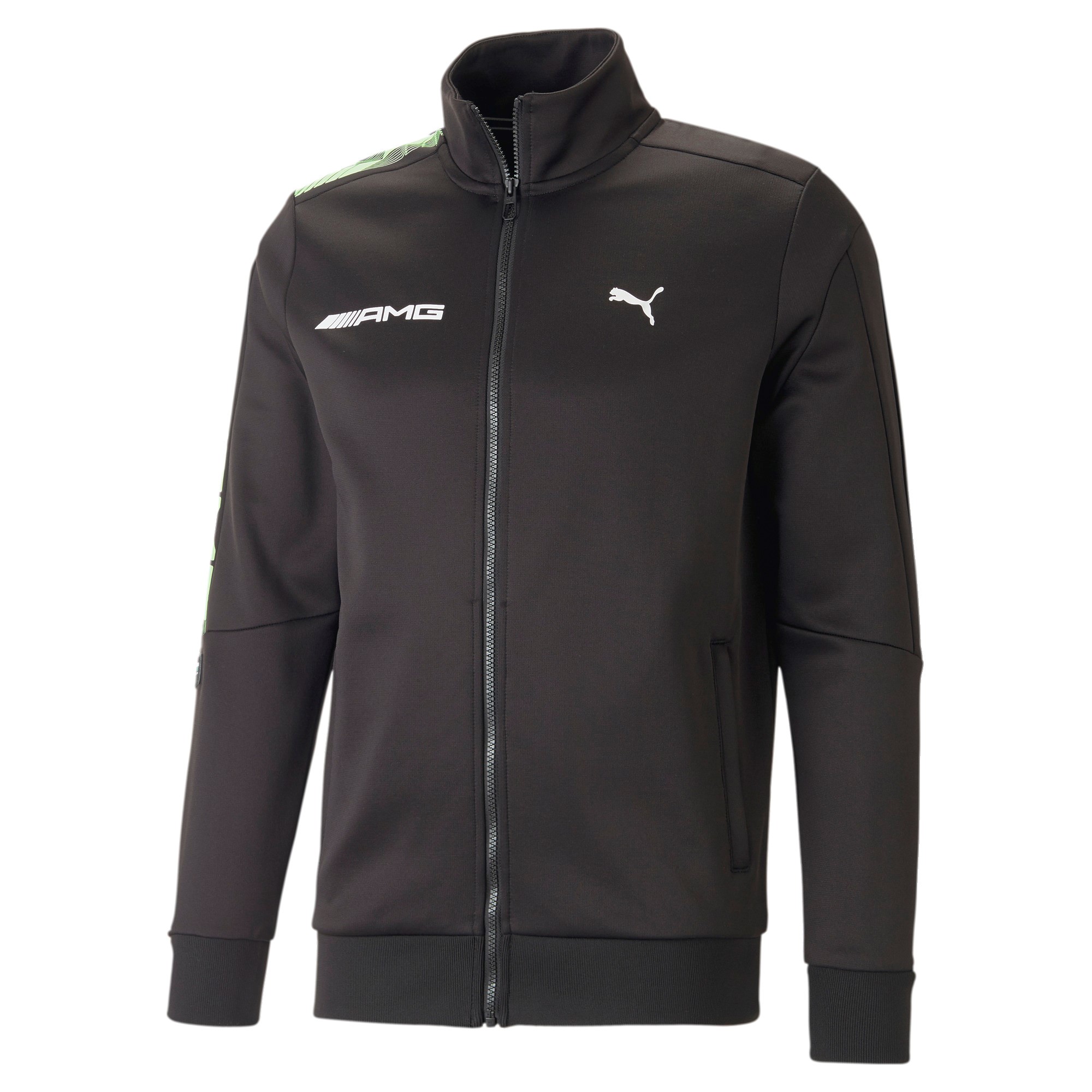 Mercedes AMG Puma Sweatjacke "Logo" - schwarz 