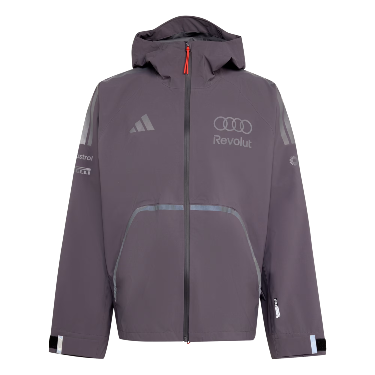 Audi Formel 1 Team Engineers Regenjacke - grau 