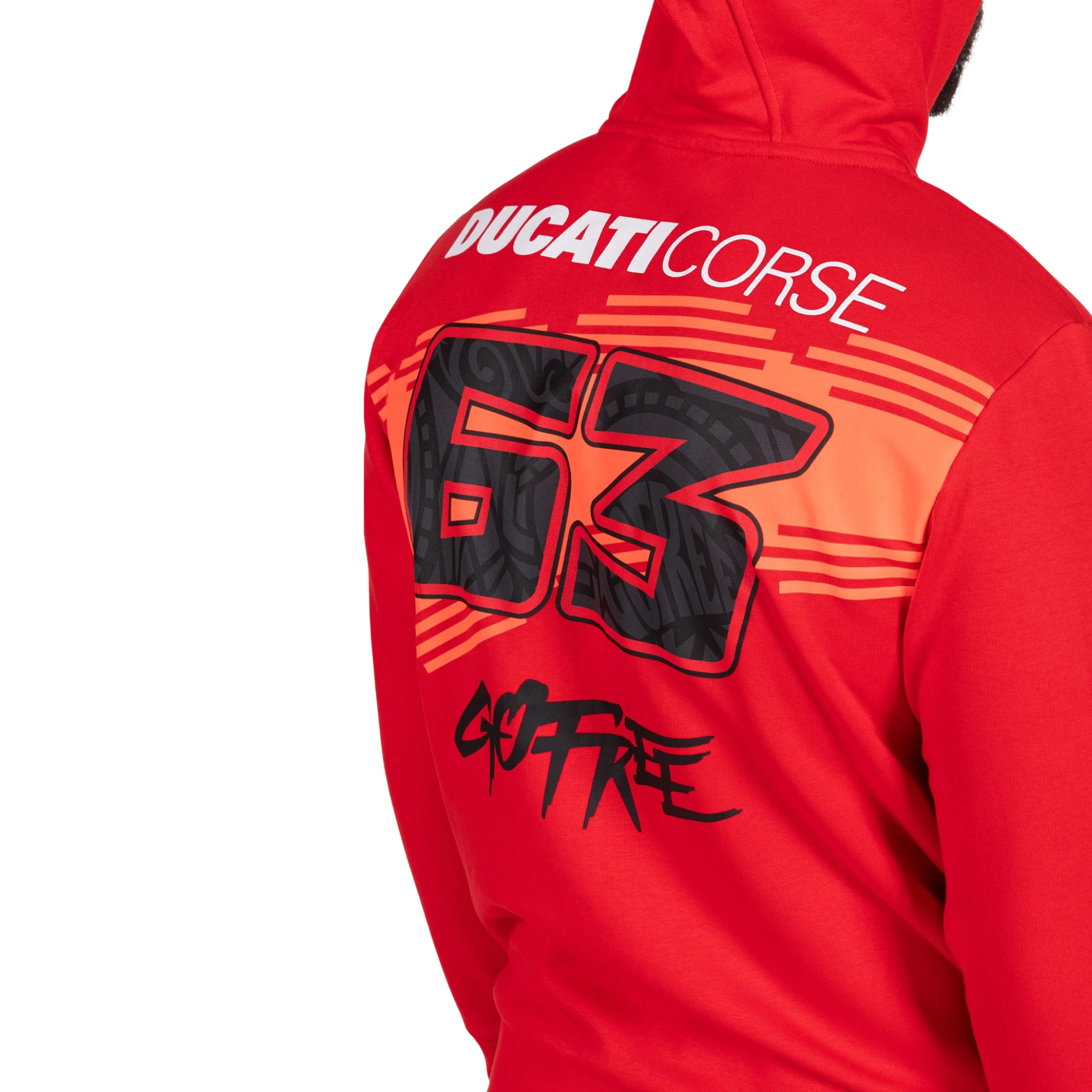 Ducati Corse Kapuzenjacke 63 Bagnaia