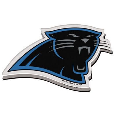 Carolina Panthers Premium Acryl Magnet Logo 9x5cm