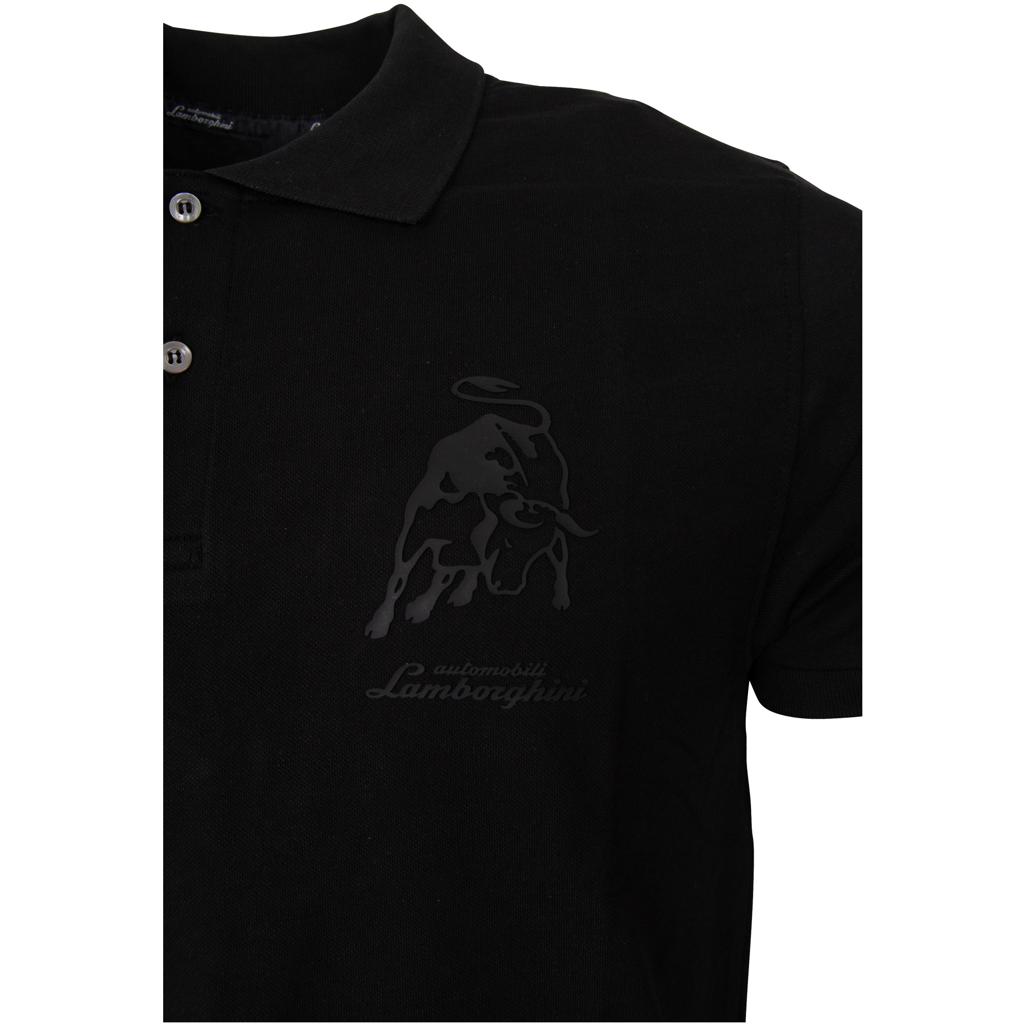 Automobili Lamborghini Poloshirt "Toro" - schwarz