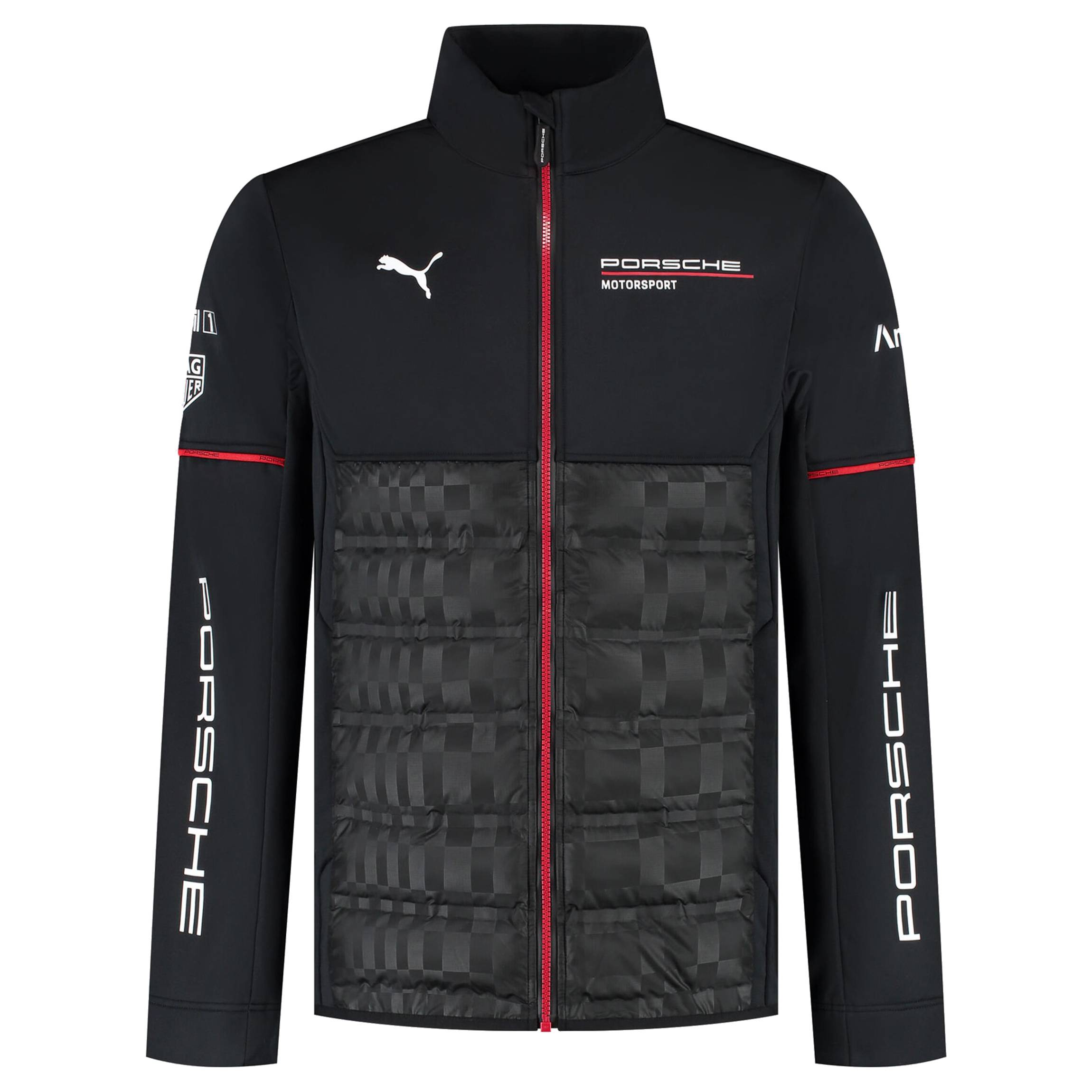 Porsche Motorsport Team Hybridjacke - schwarz