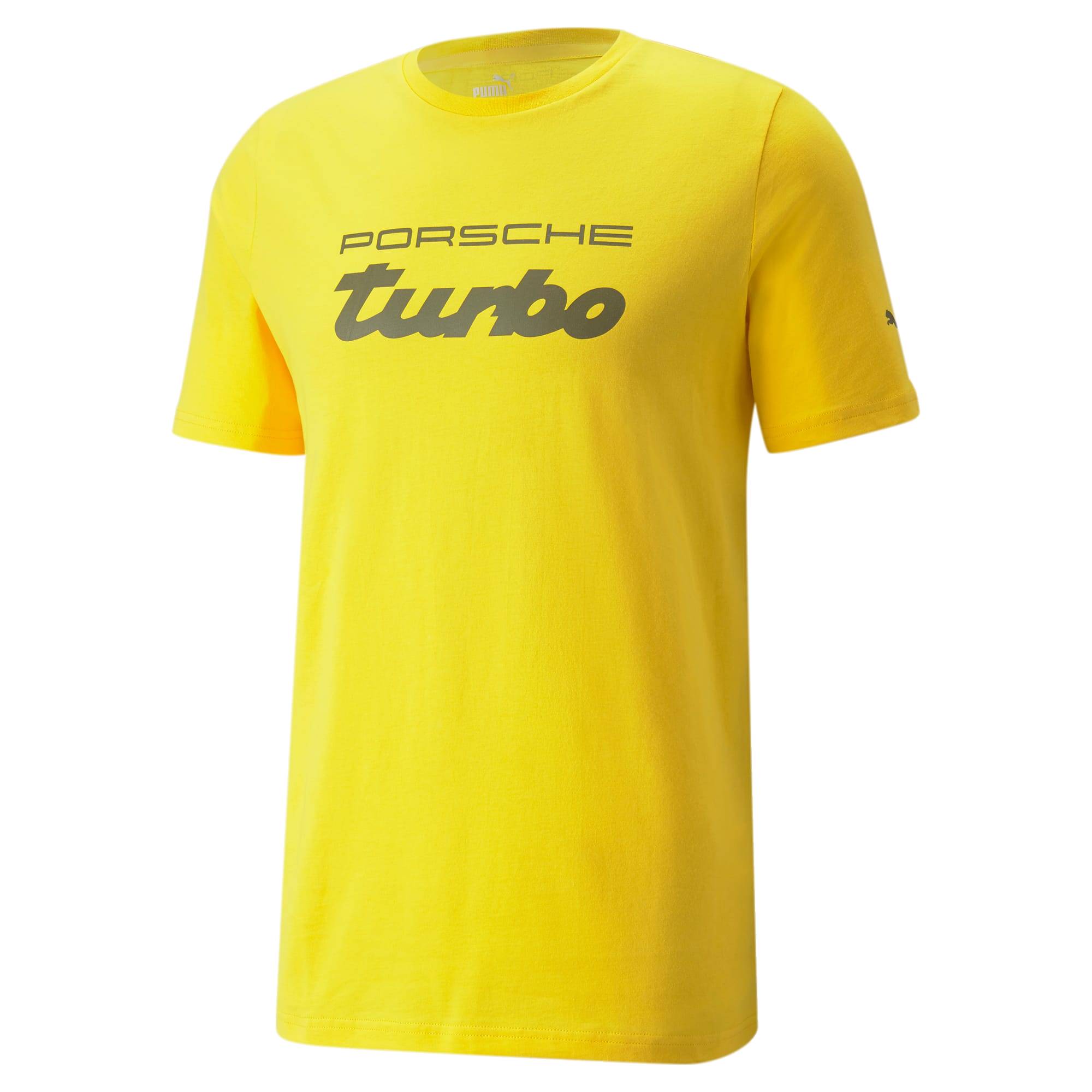 Porsche Legacy Puma T-Shirt "Turbo" - gelb