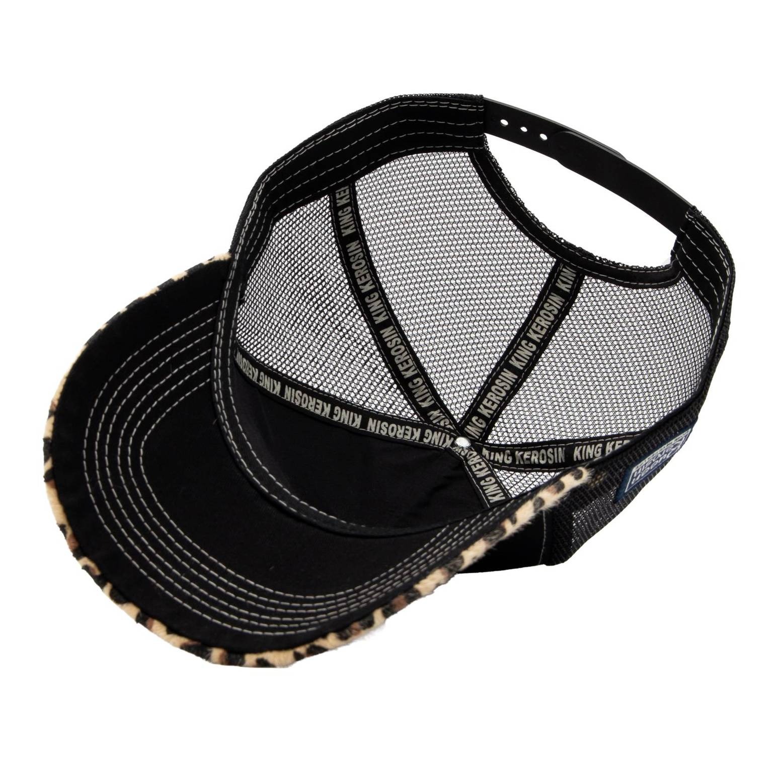 Queen Kerosin Damen Trucker Cap "Touch me Hard" - schwarz