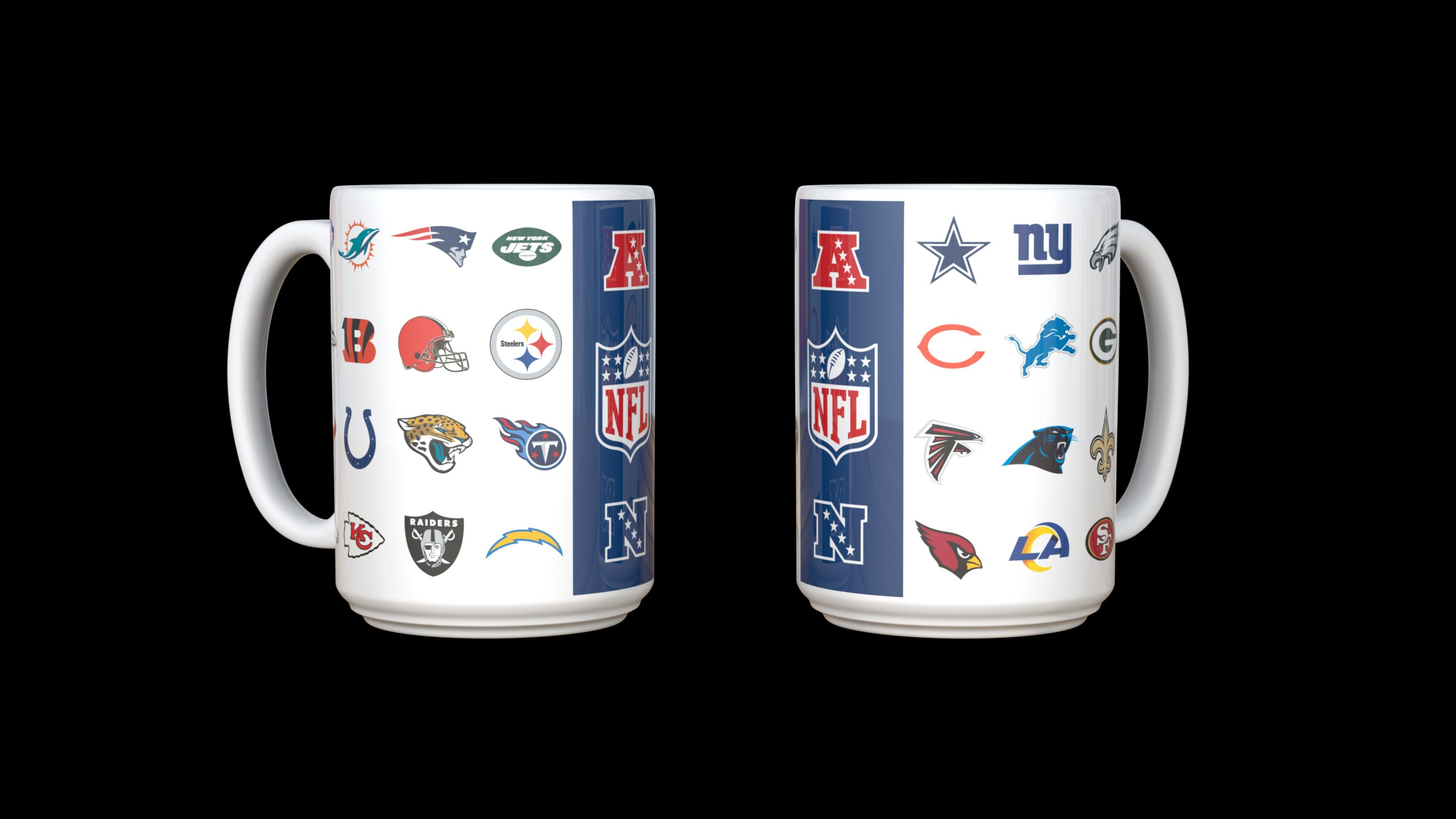 NFL Jumbo Mug Team Logos