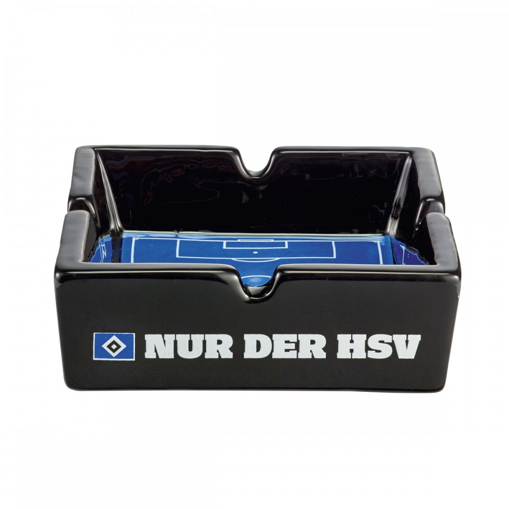 HSV Aschenbecher 'Ascheplatz' - schwarz