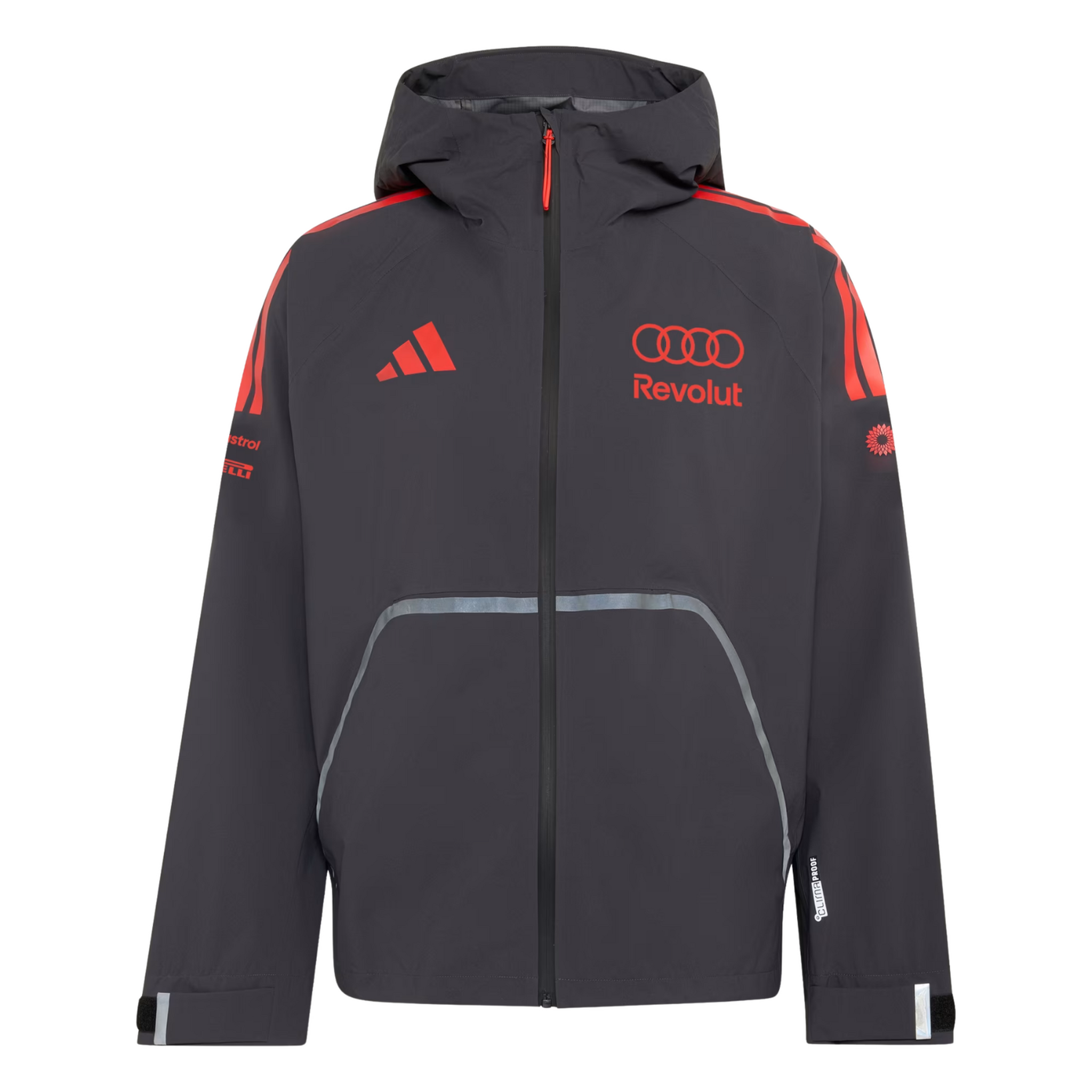 Audi Formel 1 Team Mechaniker Regenjacke - grau