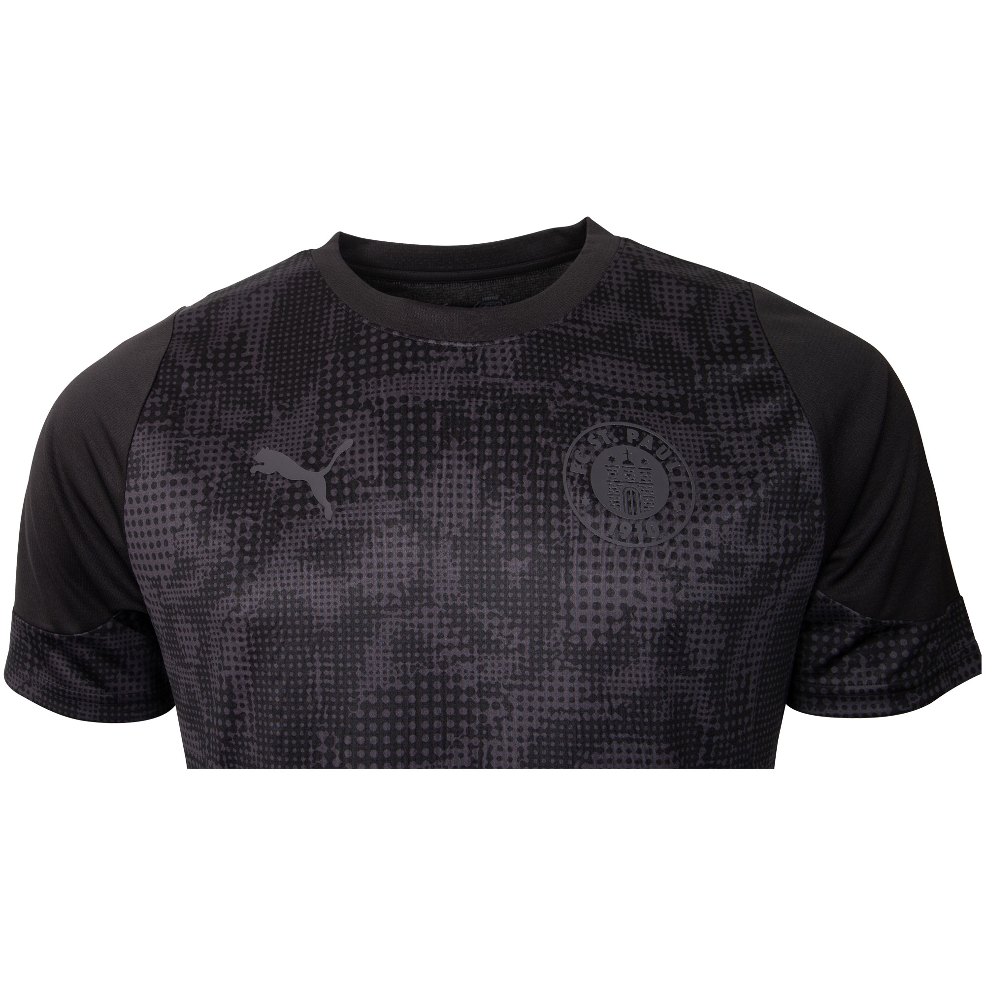 FC St. Pauli - PUMA Trainings T-Shirt 2025/26 - schwarz/grau