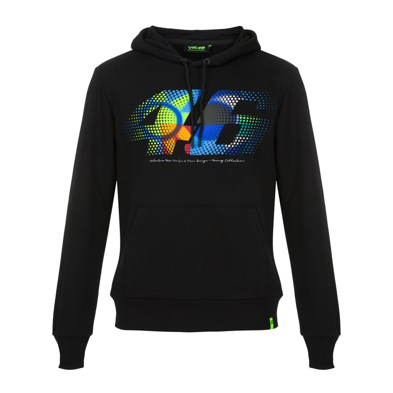 Valentino Rossi Hoodie "Sonne und Mond" - schwarz