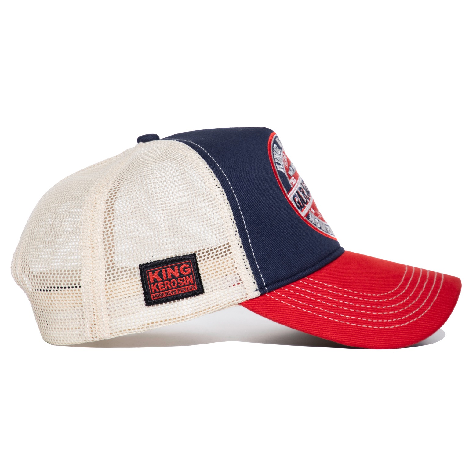 King Kerosin Trucker Cap "Garage Built" - multicolor