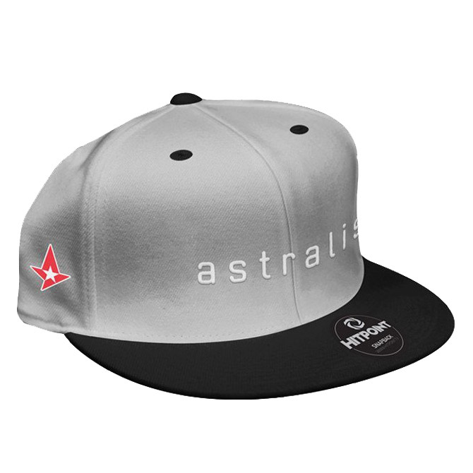 Astralis Flatbrim Cap "Logo" - grau