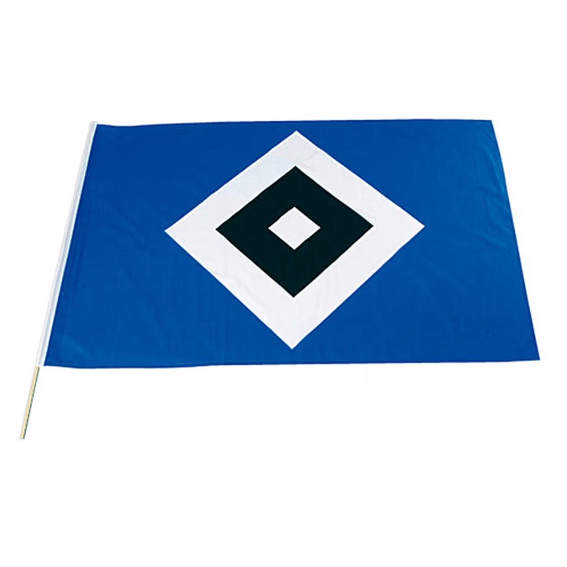 HSV Fahne "Raute" mit Stock 100x150cm