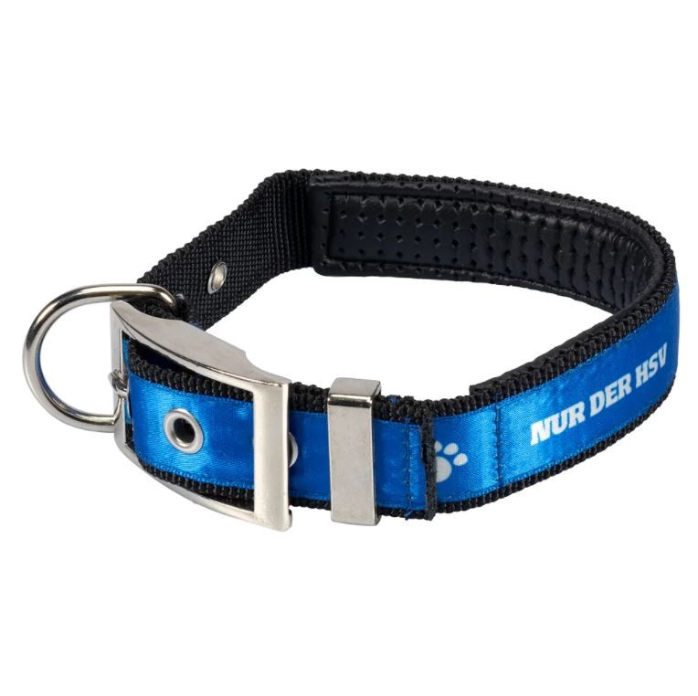 HSV Hundehalsband 30-40 cm - blau