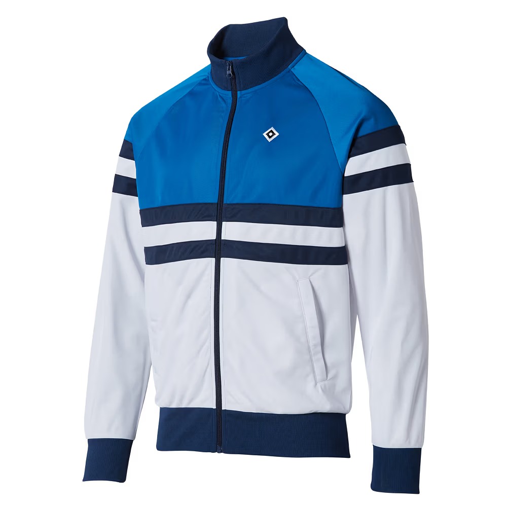 HSV Trainingsjacke "Killian" mit Raute - blau/weiß