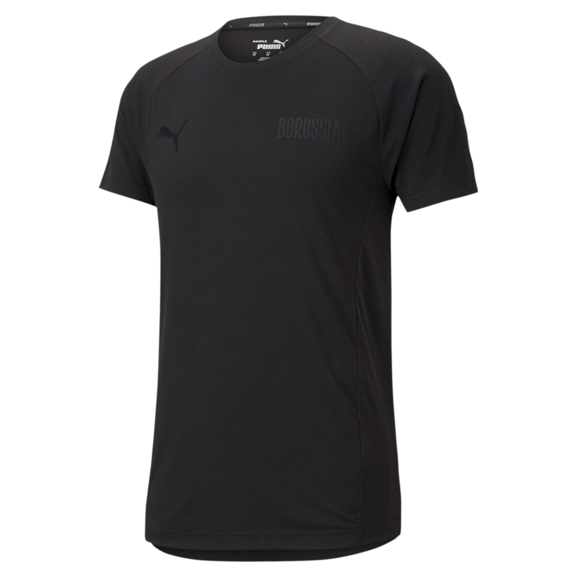 Borussia Mönchengladbach Puma T-Shirt "Evostripe" - schwarz