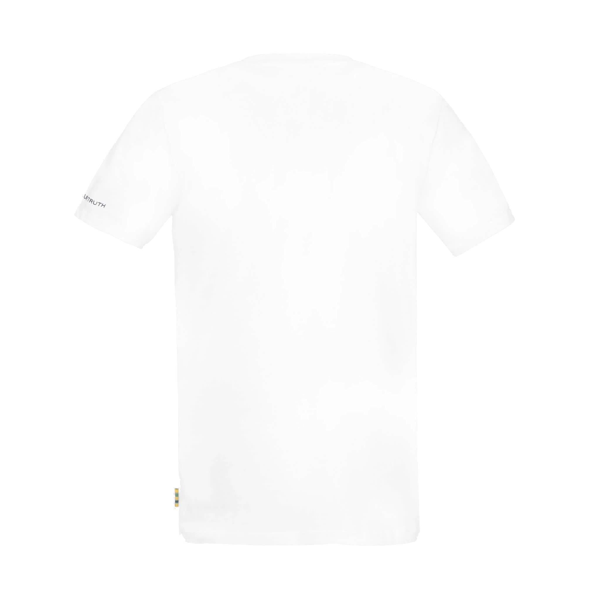 Ayrton Senna T-Shirt mit Doppel-S Logo in weiß