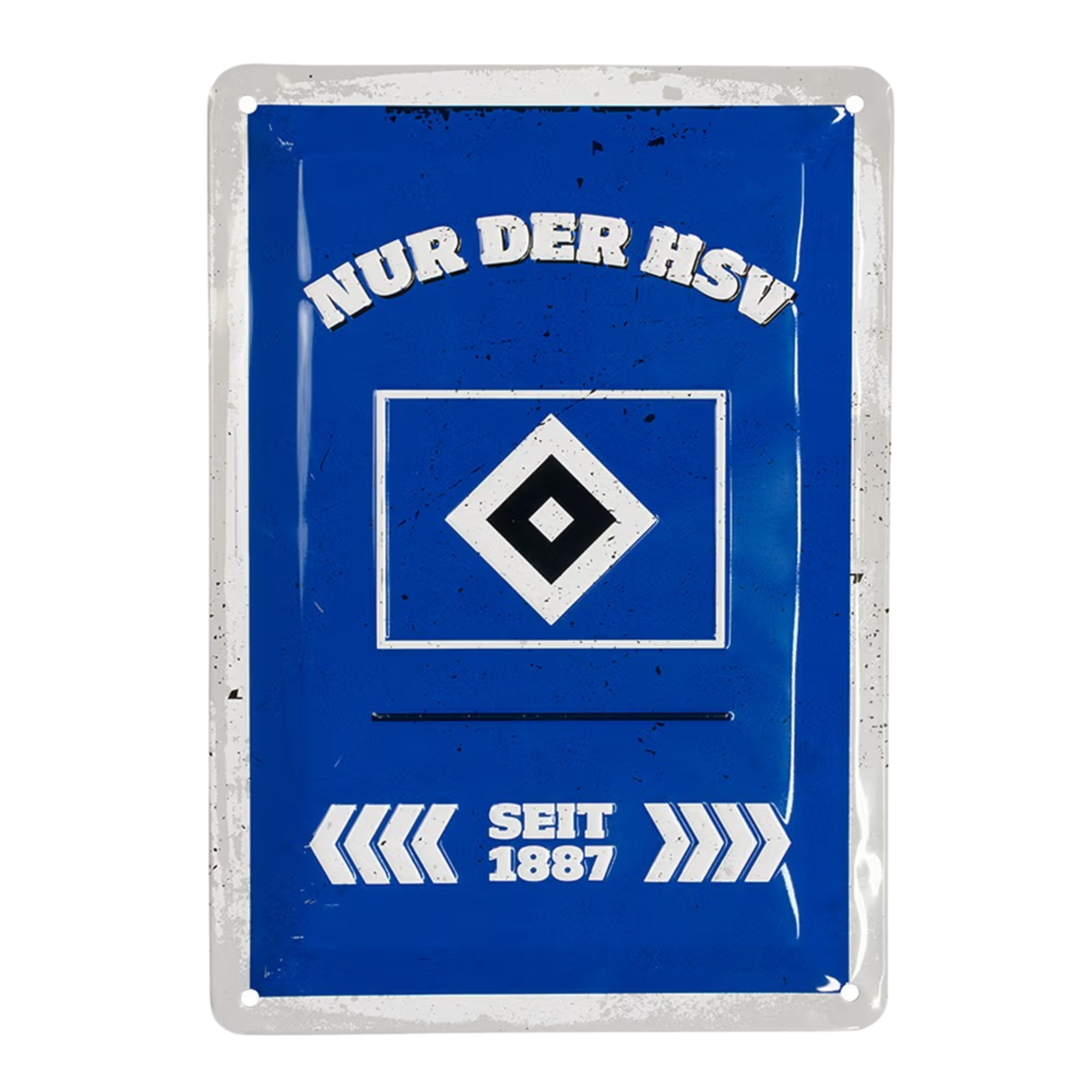 HSV Blechschild 2er Set "Hamburger SV"