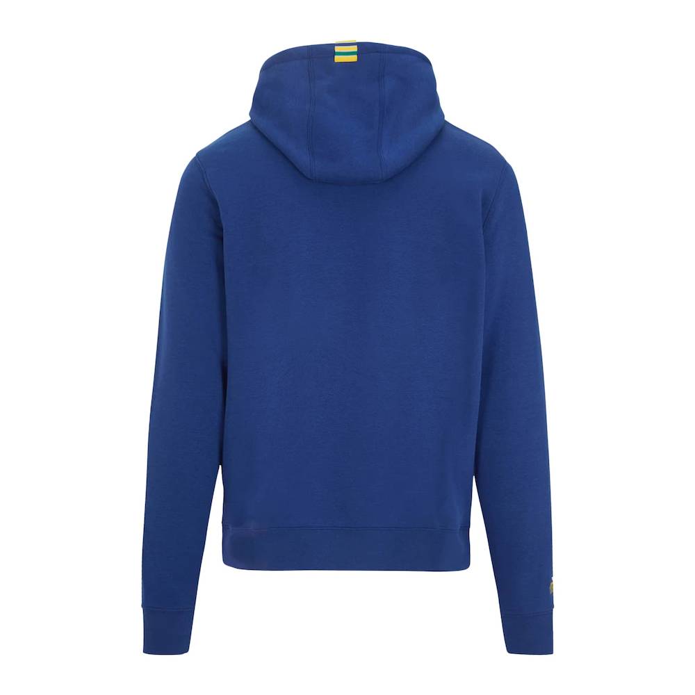 Ayrton Senna Hoodie "Logo" - blau