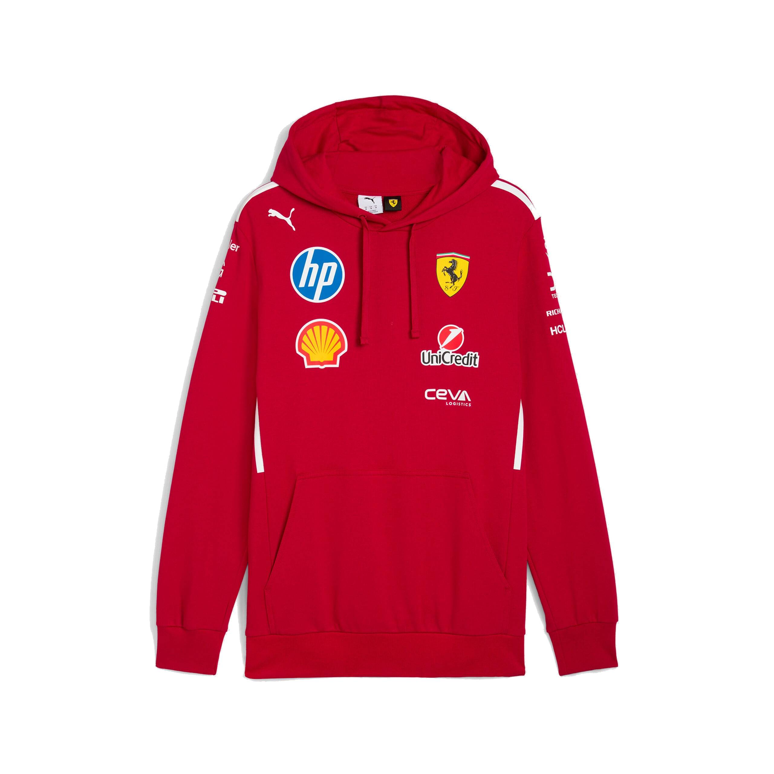 Scuderia Ferrari Puma Team Kapuzenpullover 2025 - rot