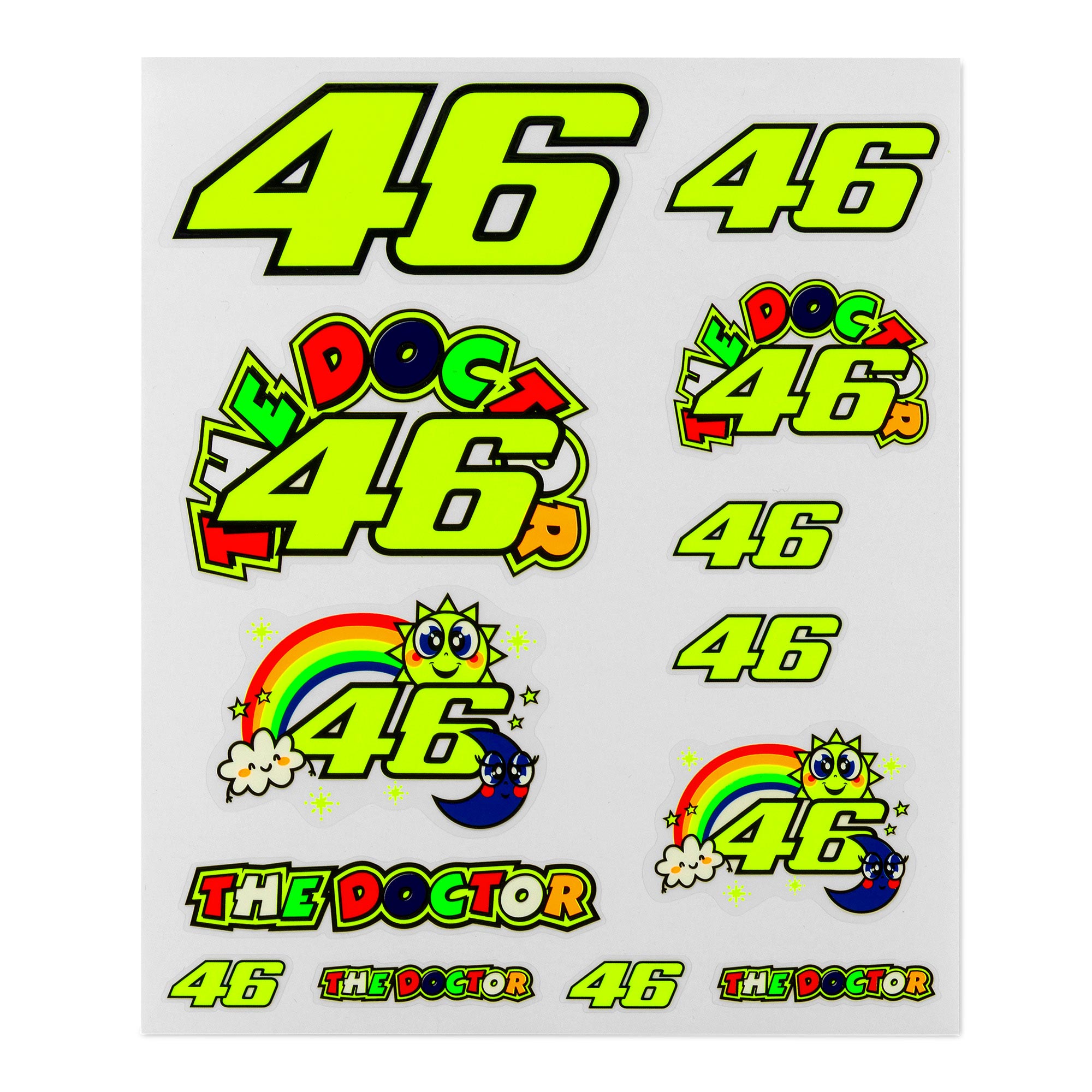 Valentino Rossi Sticker Set "46" - multicolor
