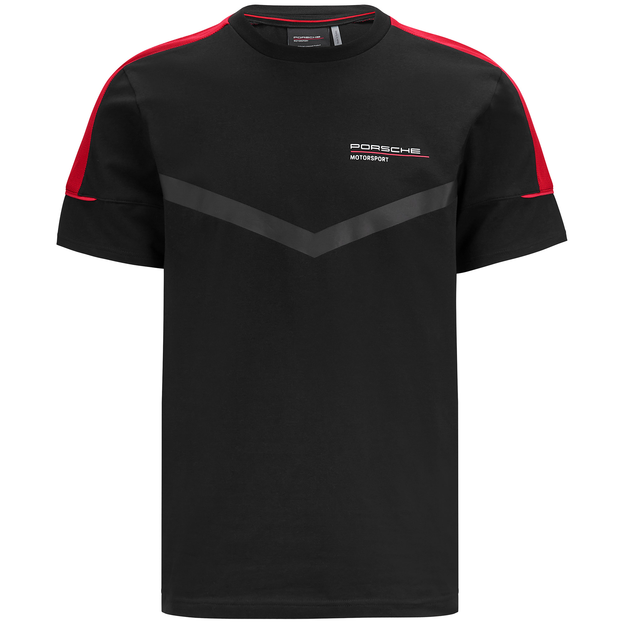 Porsche Motorsport T-Shirt "Kleines Logo" - schwarz