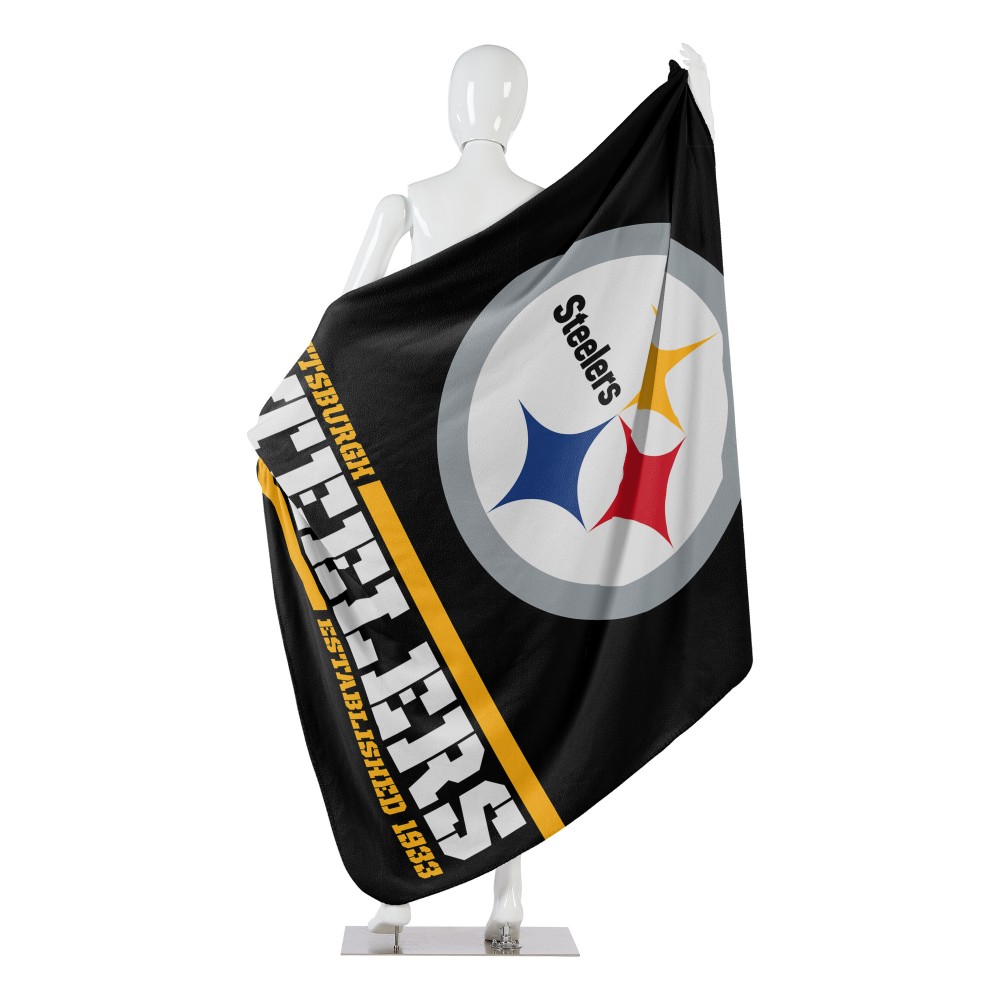 Pittsburgh Steelers Fleece Decke Split Wide