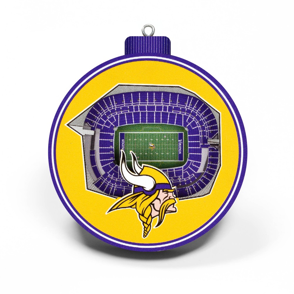 Minnesota Vikings 3D StadiumView Baumschmuck