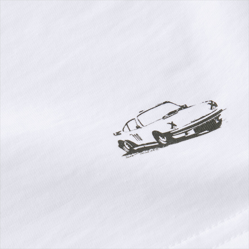 Porsche Legacy Puma T-Shirt "Turbo" - weiß