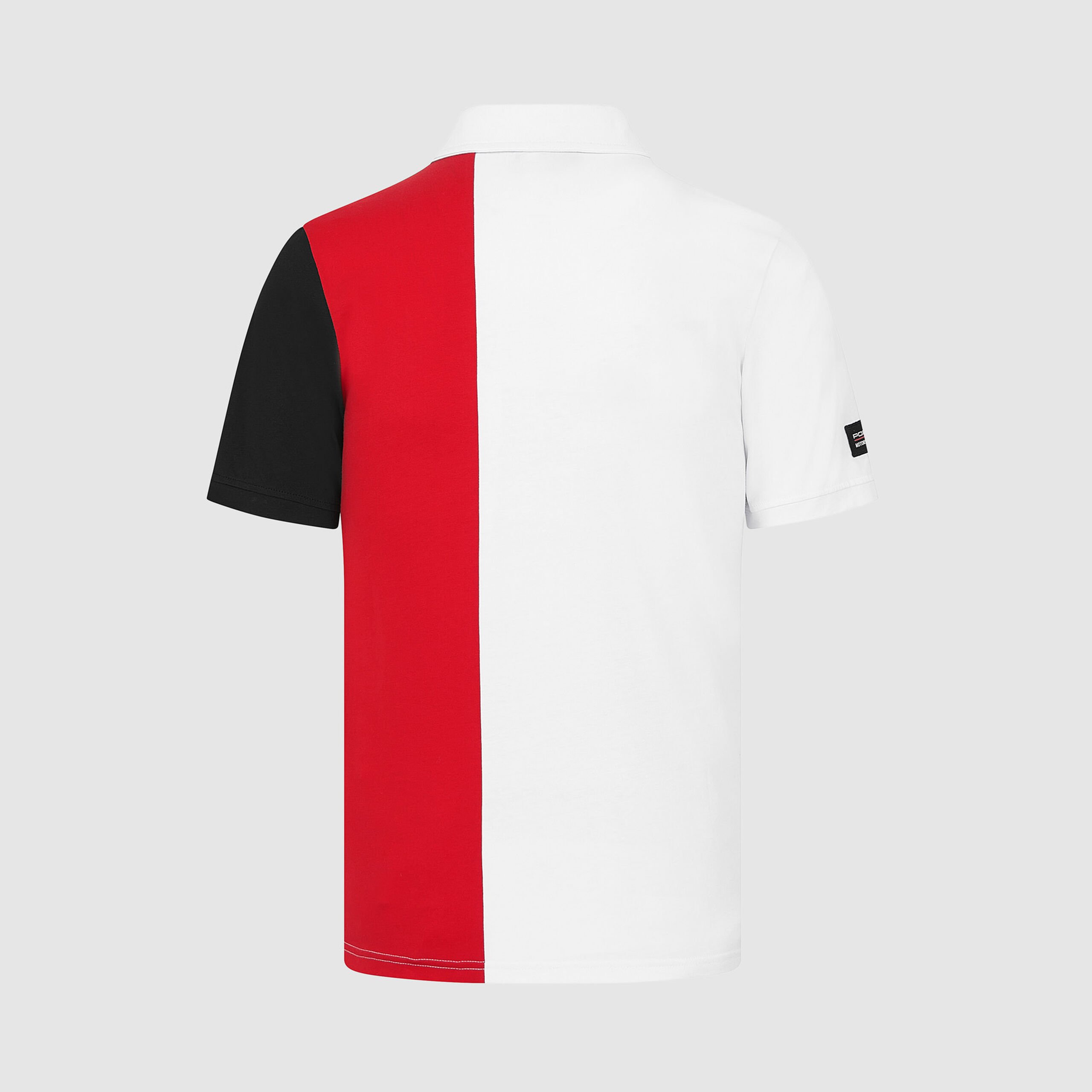 Porsche Motorsport Poloshirt "Streifenmuster" - weiß