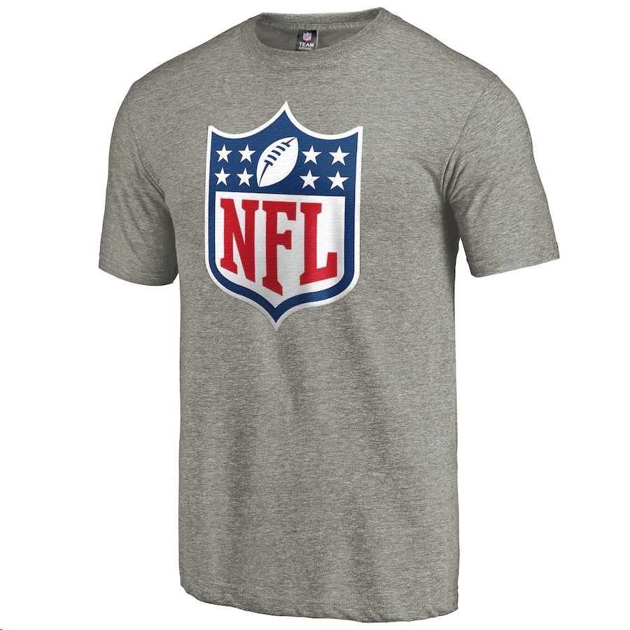 T-Shirt NFL-Shield grey melange