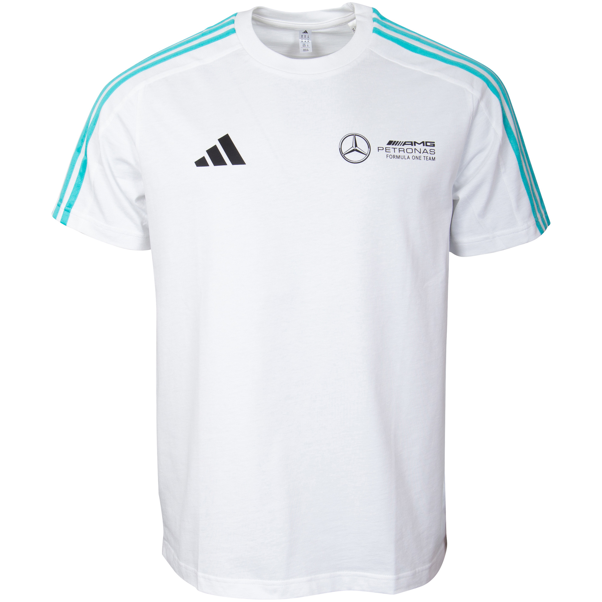 Mercedes AMG Petronas Adidas T-Shirt "DNA" - weiß