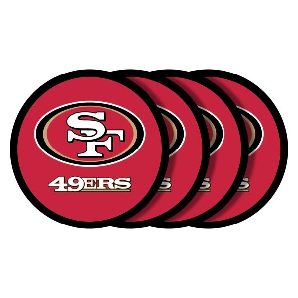 San Francisco 49ers Vinyl-Untersetzer Set (4 Stk.)