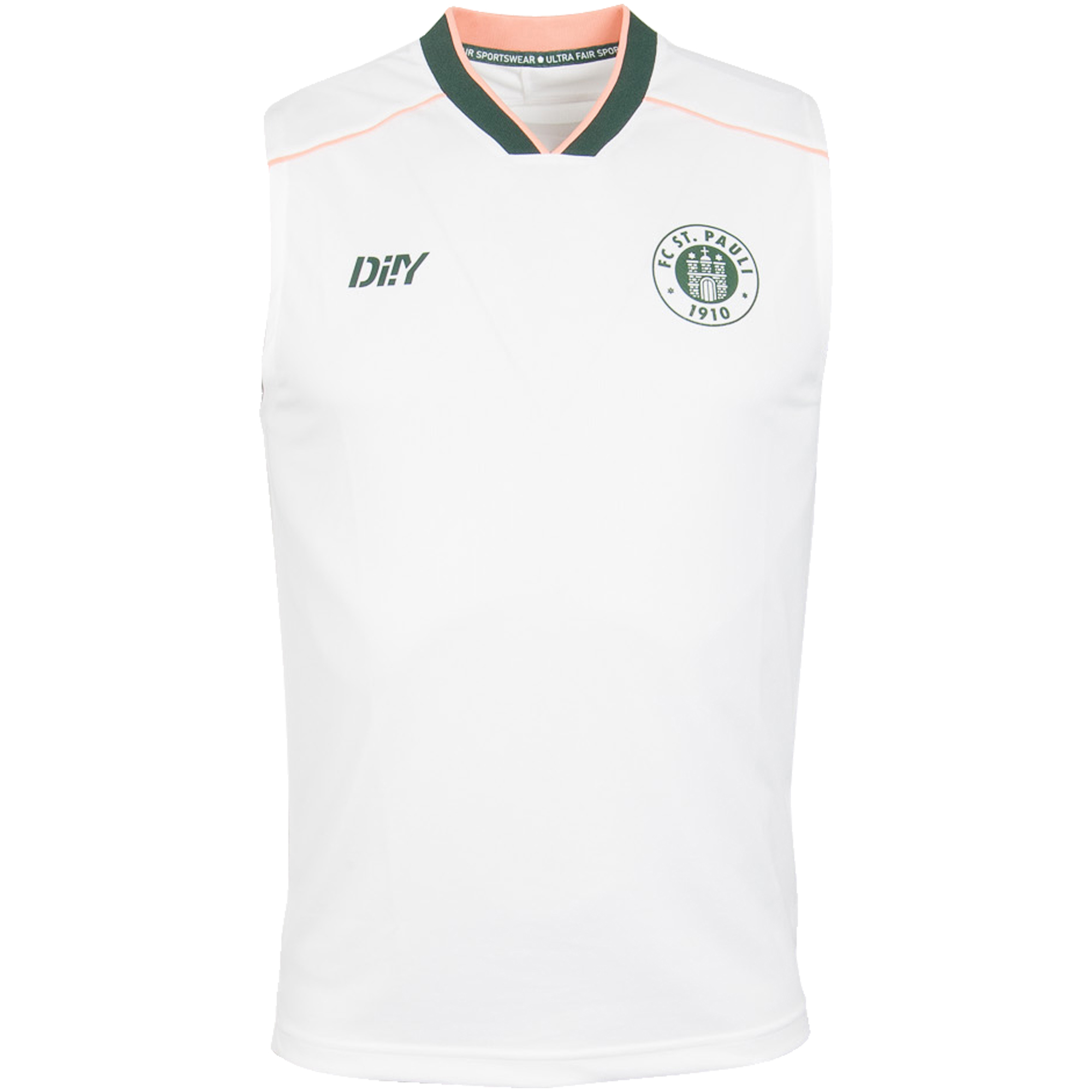 FC St. Pauli - Trainings Tanktop Team 2023-24 - weiß