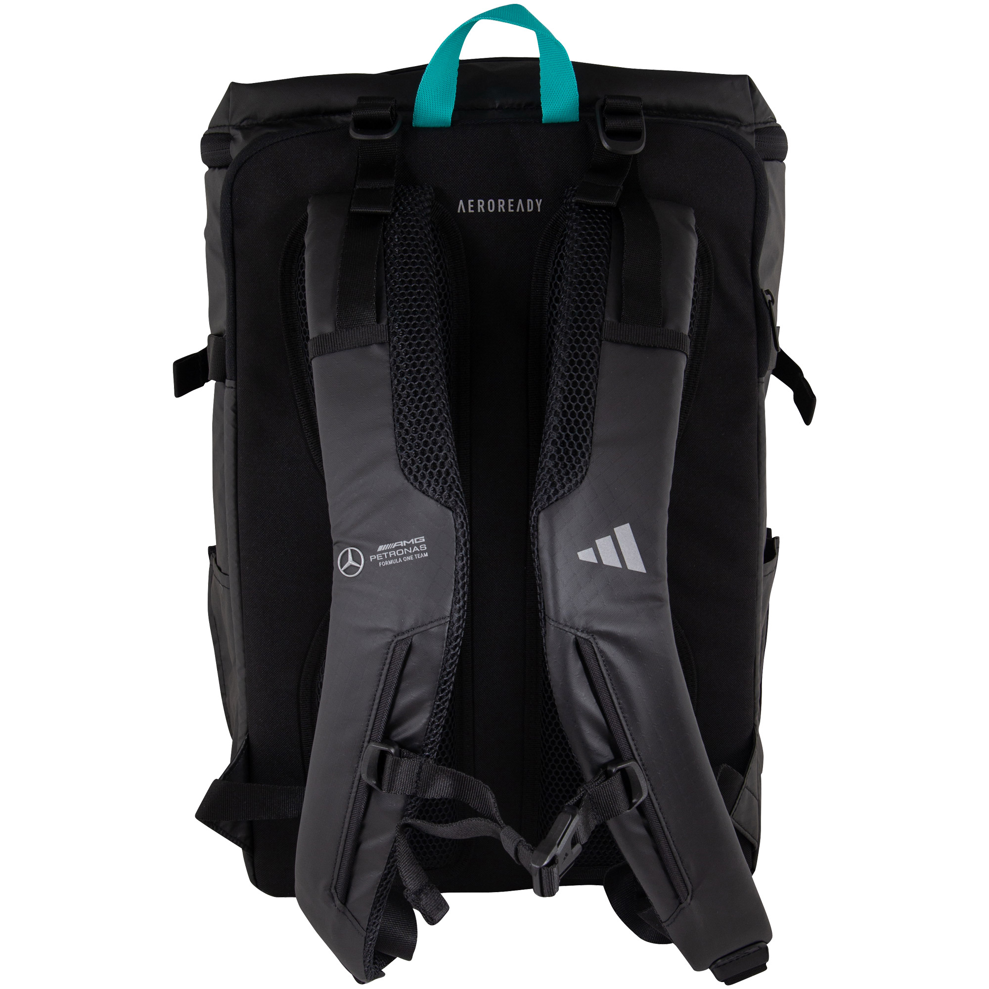 Mercedes AMG Petronas Adidas Team Rucksack "Hybrid"  35 L Volumen - schwarz