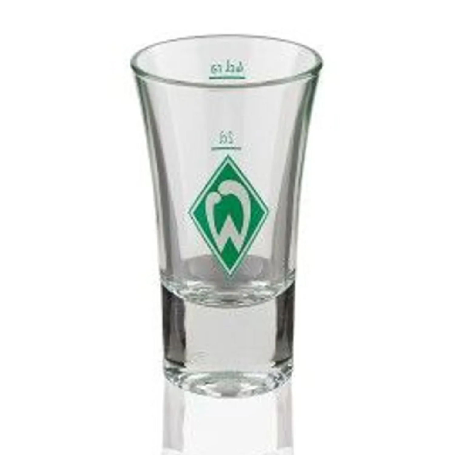 SV Werder Bremen - Schnapsglas Raute - transparent