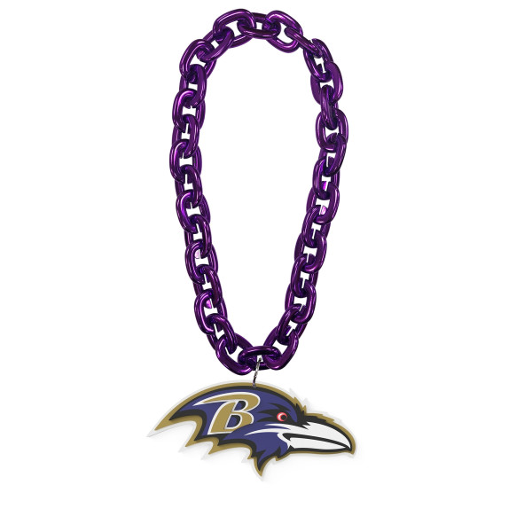 Baltimore Ravens Head Fanchain - lila