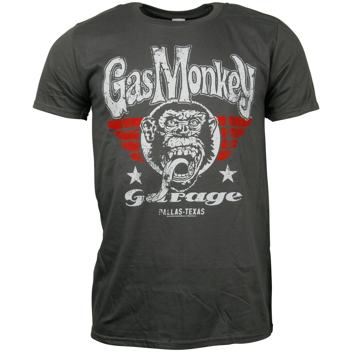 Gas Monkey Garage T-Shirt "Flying High" - grau